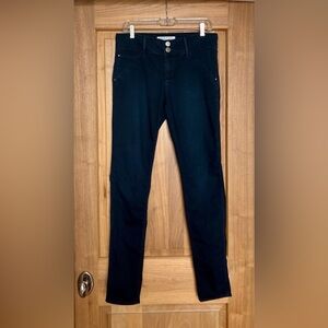 EUC Vintage HABITUAL Lightweight Stretch Slim Straight Leg Heydey Jeans 29 Black